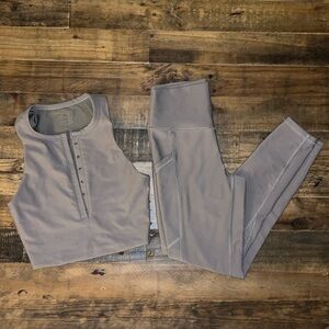 Abercrombie & Fitch Gray Activewear Set